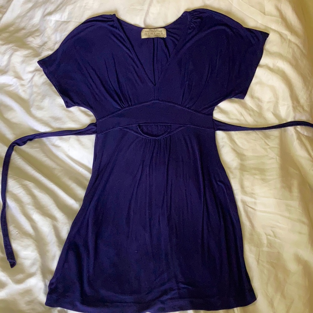 Zara Collection Tie Waist Dress